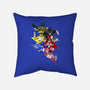 Rangers Pose-none removable cover w insert throw pillow-nickzzarto