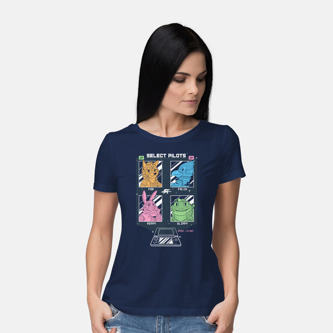 Time To Fly-womens basic tee-Douglasstencil