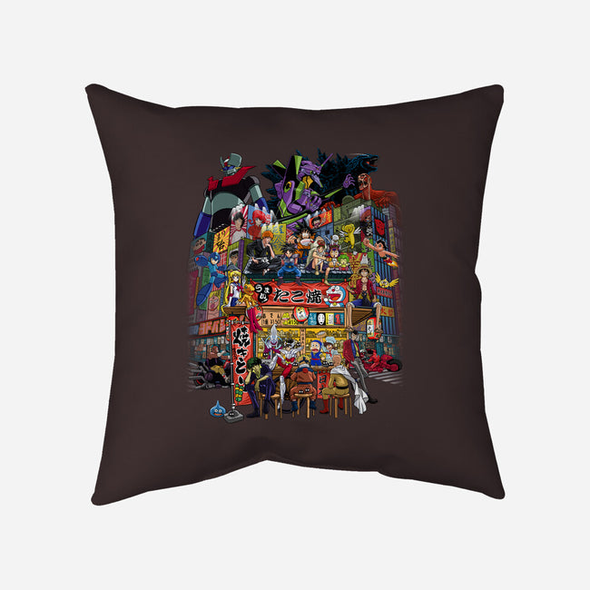 A Normal Day In Japan-none removable cover w insert throw pillow-albertocubatas