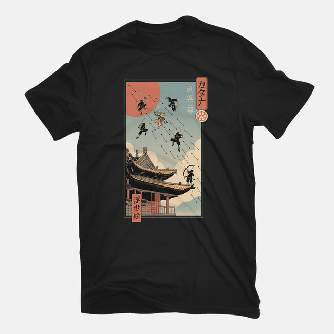 Catana Fight In Edo-mens heavyweight tee-vp021