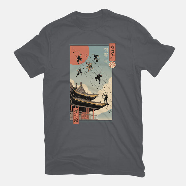 Catana Fight In Edo-mens basic tee-vp021