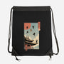 Catana Fight In Edo-none drawstring bag-vp021