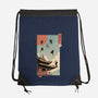 Catana Fight In Edo-none drawstring bag-vp021