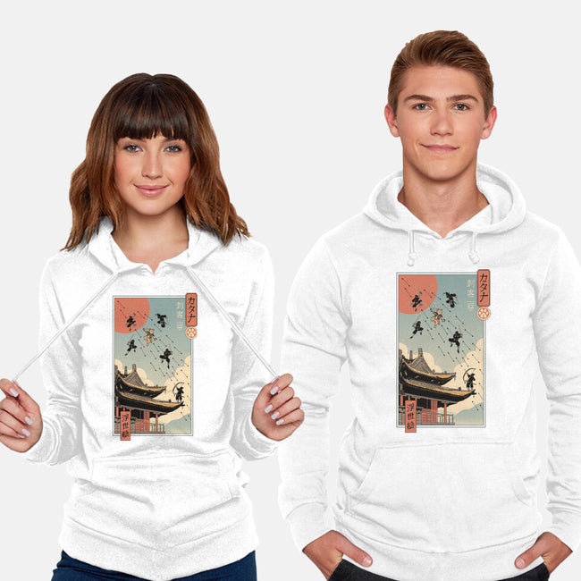 Catana Fight In Edo-unisex pullover sweatshirt-vp021