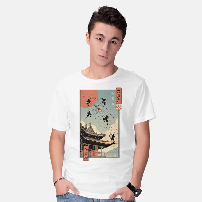 Catana Fight In Edo-mens basic tee-vp021