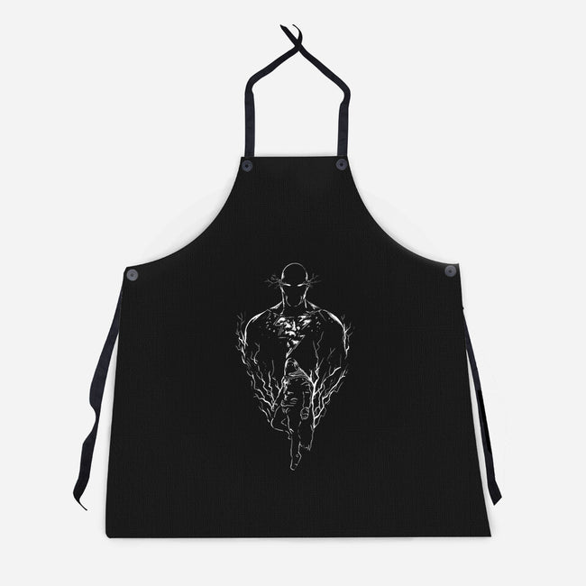 Black Thunder Hero-unisex kitchen apron-marsdkart