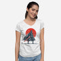 Hoth Vacation-womens v-neck tee-kharmazero