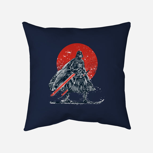 Hoth Vacation-none removable cover w insert throw pillow-kharmazero