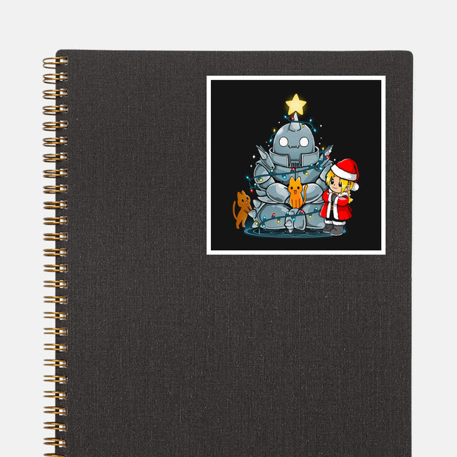 A Metal Christmas-none glossy sticker-Vallina84