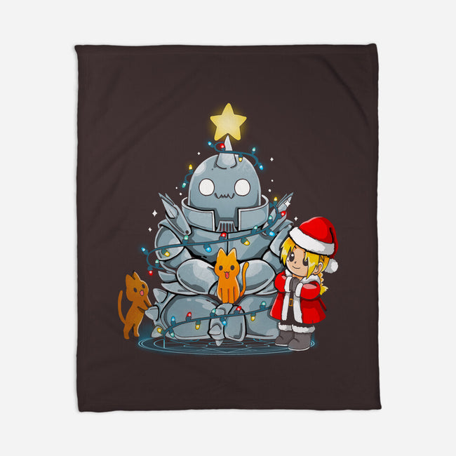 A Metal Christmas-none fleece blanket-Vallina84