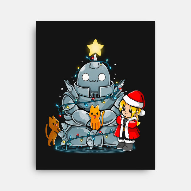 A Metal Christmas-none stretched canvas-Vallina84