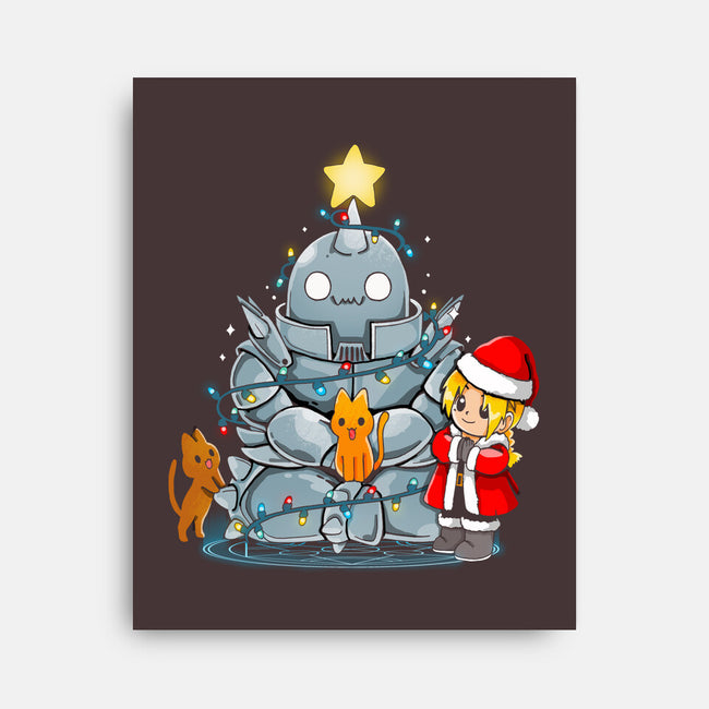 A Metal Christmas-none stretched canvas-Vallina84