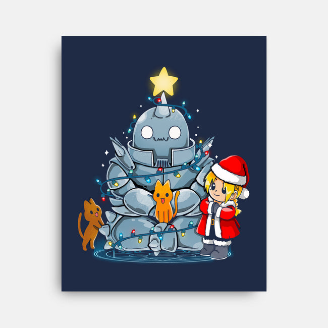 A Metal Christmas-none stretched canvas-Vallina84