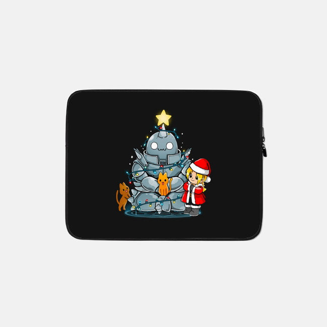 A Metal Christmas-none zippered laptop sleeve-Vallina84