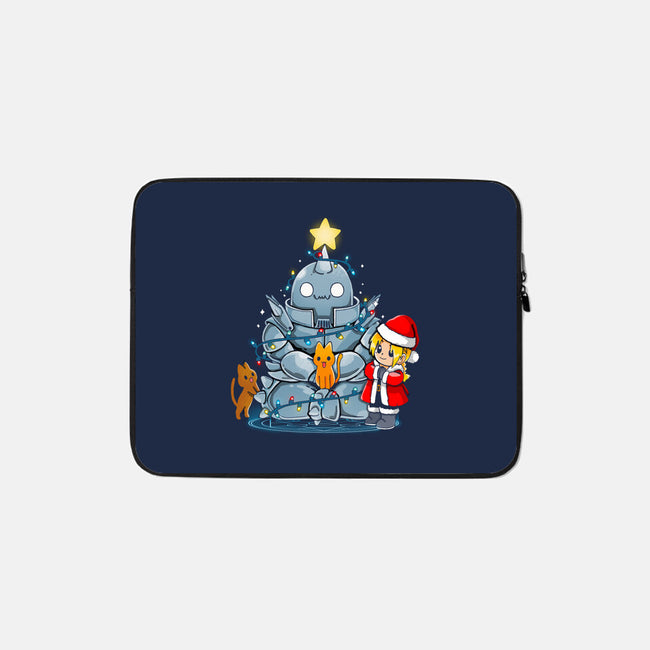 A Metal Christmas-none zippered laptop sleeve-Vallina84