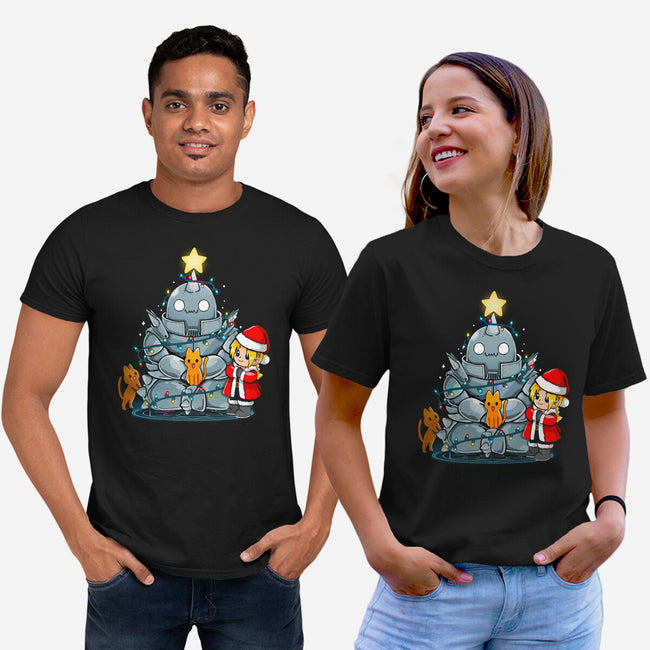 A Metal Christmas-unisex basic tee-Vallina84