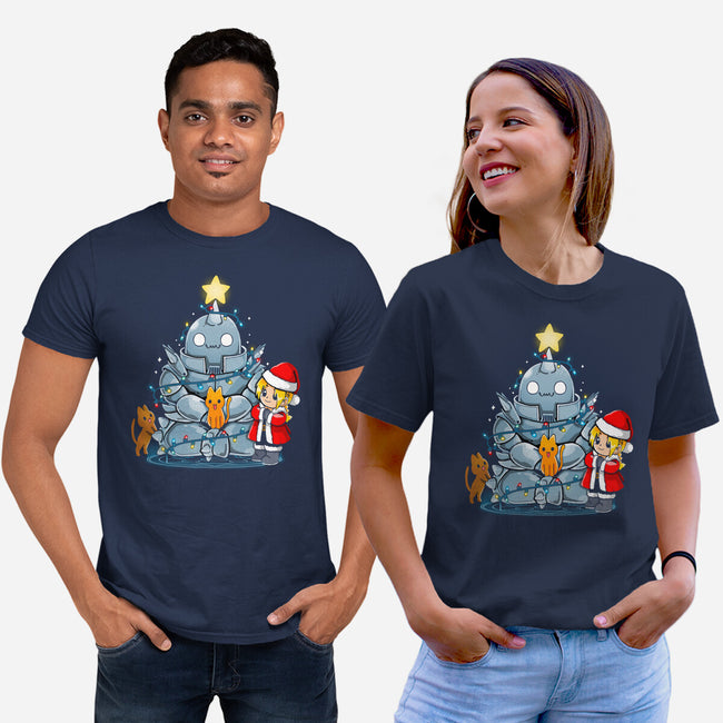 A Metal Christmas-unisex basic tee-Vallina84