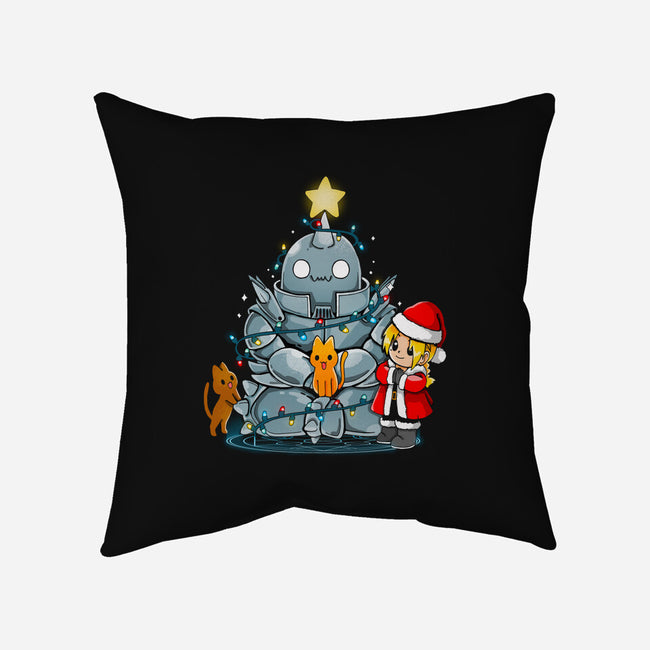 A Metal Christmas-none removable cover throw pillow-Vallina84