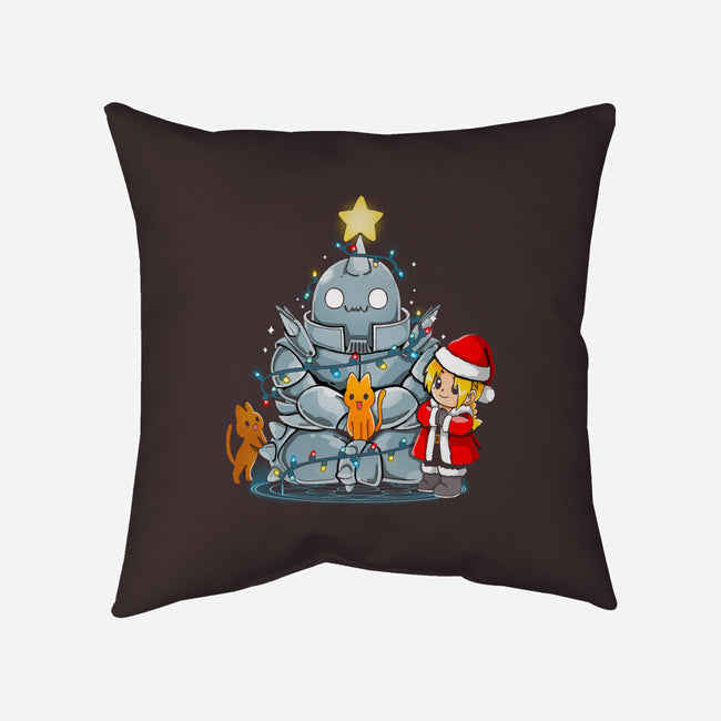 A Metal Christmas-none removable cover throw pillow-Vallina84