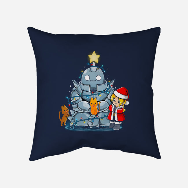 A Metal Christmas-none removable cover throw pillow-Vallina84