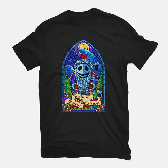 Stained Glass X-Mas-womens basic tee-daobiwan