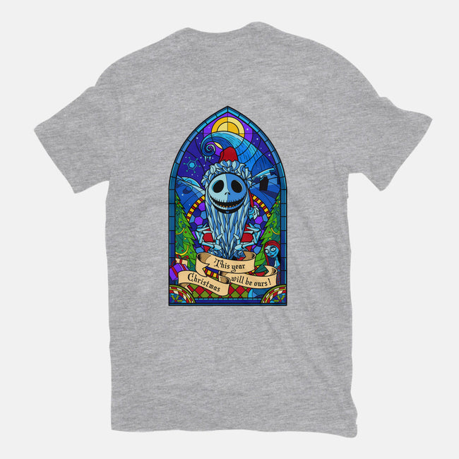 Stained Glass X-Mas-womens fitted tee-daobiwan