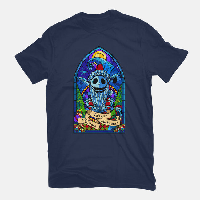 Stained Glass X-Mas-womens basic tee-daobiwan