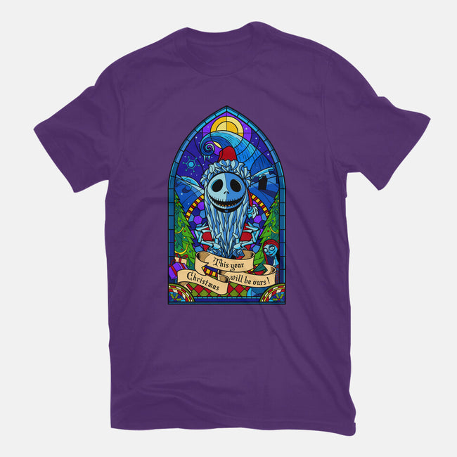 Stained Glass X-Mas-womens basic tee-daobiwan