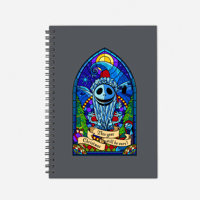 Stained Glass X-Mas-none dot grid notebook-daobiwan