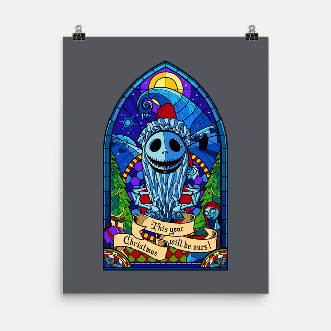 Stained Glass X-Mas-none matte poster-daobiwan