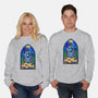 Stained Glass X-Mas-unisex crew neck sweatshirt-daobiwan