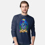Stained Glass X-Mas-mens long sleeved tee-daobiwan