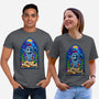 Stained Glass X-Mas-unisex basic tee-daobiwan