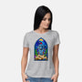 Stained Glass X-Mas-womens basic tee-daobiwan