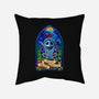 Stained Glass X-Mas-none removable cover w insert throw pillow-daobiwan