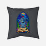 Stained Glass X-Mas-none removable cover w insert throw pillow-daobiwan