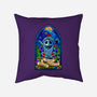 Stained Glass X-Mas-none removable cover w insert throw pillow-daobiwan