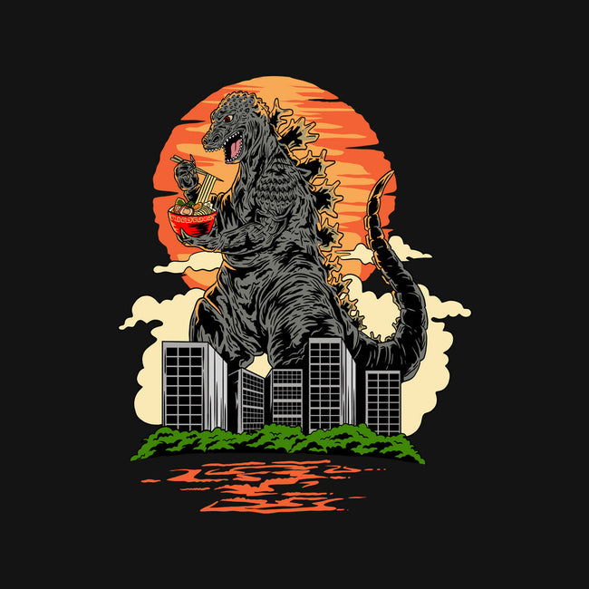 Ramen Kaiju-none removable cover w insert throw pillow-daizzystudio
