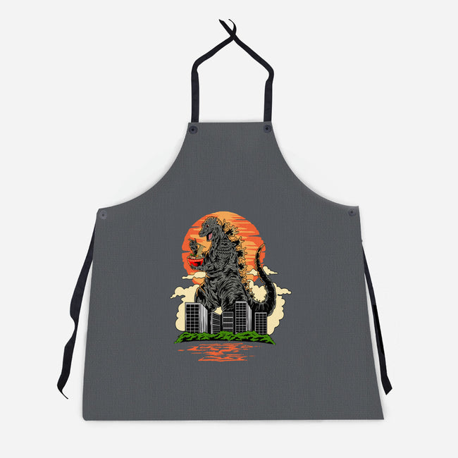 Ramen Kaiju-unisex kitchen apron-daizzystudio