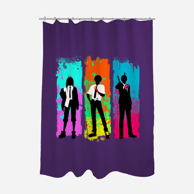 What's Your Devil?-none polyester shower curtain-IKILO