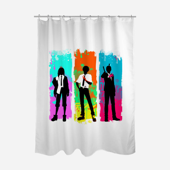 What's Your Devil?-none polyester shower curtain-IKILO