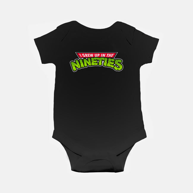 Grew Up In The 90s-baby basic onesie-Getsousa!