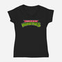 Grew Up In The 90s-womens v-neck tee-Getsousa!