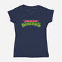 Grew Up In The 90s-womens v-neck tee-Getsousa!