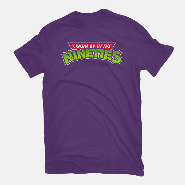 Grew Up In The 90s-womens fitted tee-Getsousa!