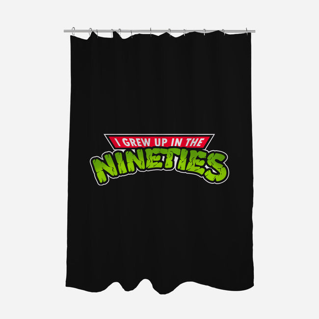 Grew Up In The 90s-none polyester shower curtain-Getsousa!
