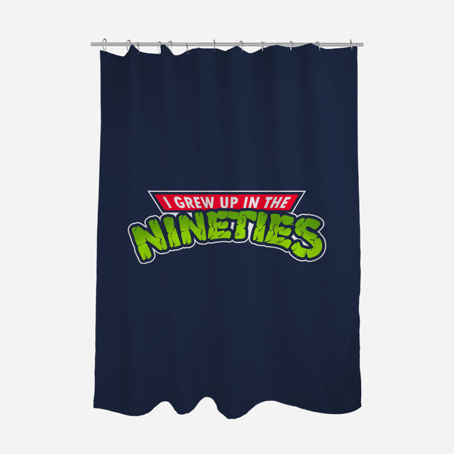 Grew Up In The 90s-none polyester shower curtain-Getsousa!