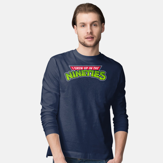 Grew Up In The 90s-mens long sleeved tee-Getsousa!