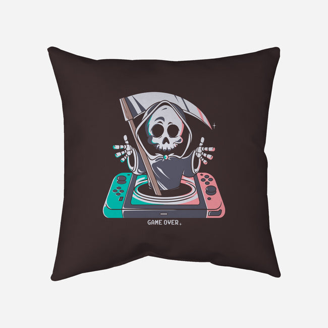 No More Lives-none removable cover w insert throw pillow-Douglasstencil