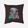 No More Lives-none removable cover w insert throw pillow-Douglasstencil